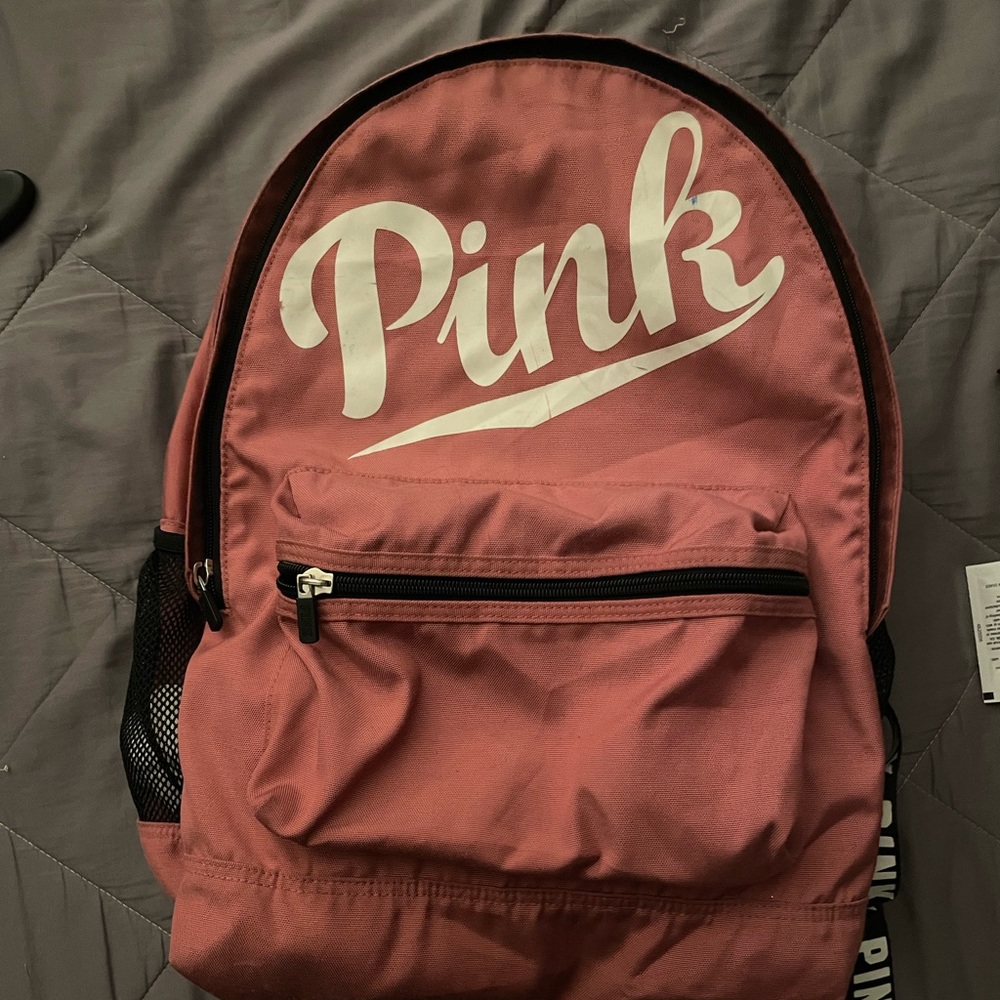 Pink backpack